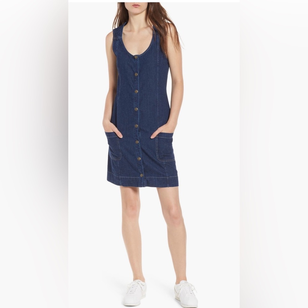 Ag Adriano Goldschmied Regina Sleeveless Denim Dress